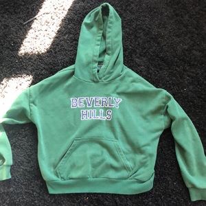 DARK GREEN L.A. HEARTS HOODIE
